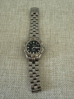 Women’s Stainless Steel Watch - Black Dial